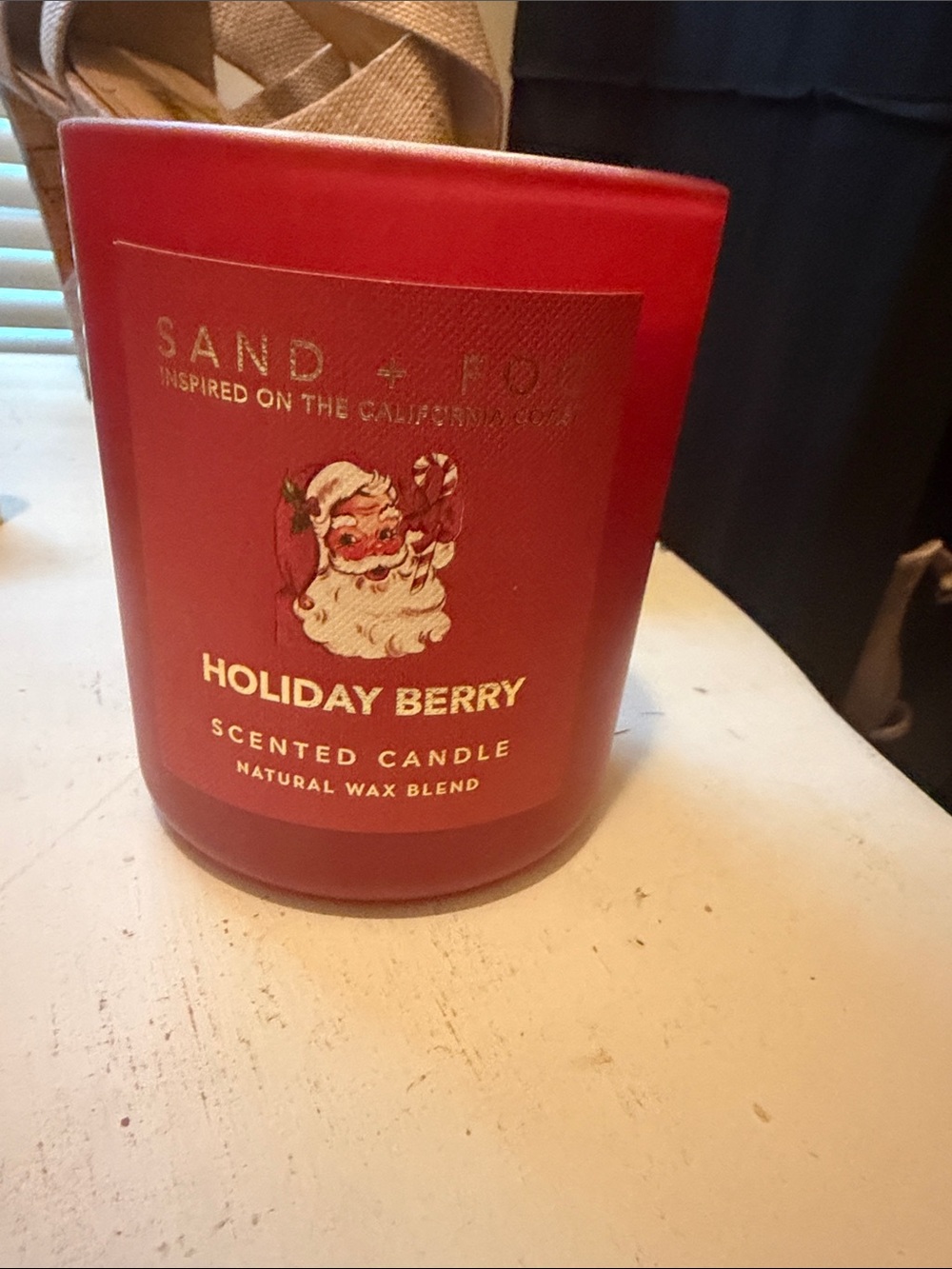 Sand + Fog Holiday Berry Scented Candle - Festive Red